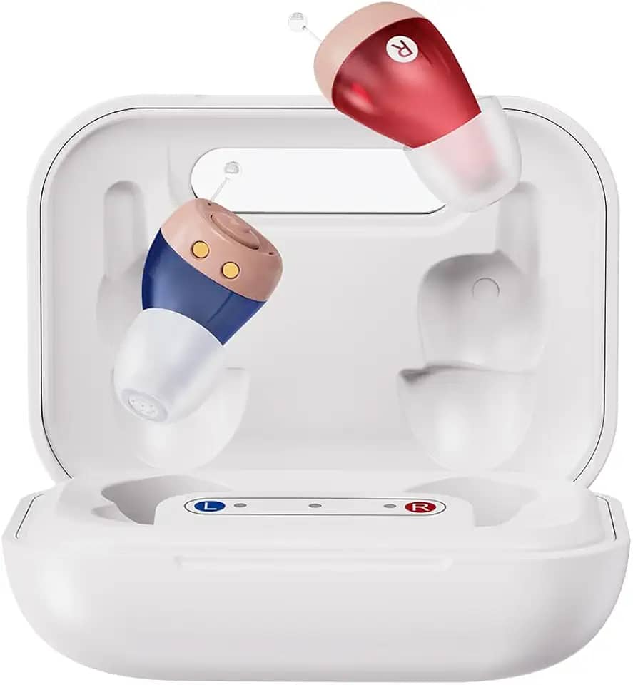 Dispositivo Auditivo Intra-Auricular com Bateria Recarregável e Alta Autonomia