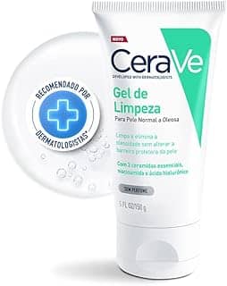 CeraVe, Gel de Limpeza Facial para pele oleosa, com Ácido Hialurônico e Niacinamida