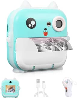 Câmera Instantânea (green), Câmera Instantânea, Pode Imprimir Fotos, Grafite Diy, Vídeo HD, Pixels HD de 2400W