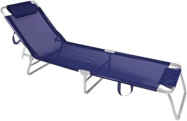 Mor - Cadeira Espreguiçadeira em Alumínio Azul Marinho