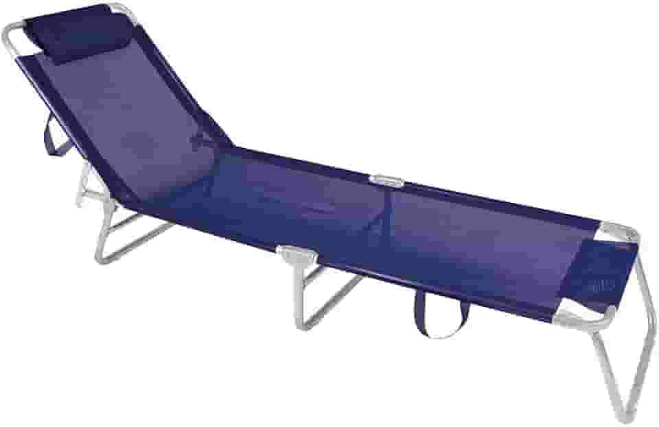 Mor - Cadeira Espreguiçadeira em Alumínio Azul Marinho