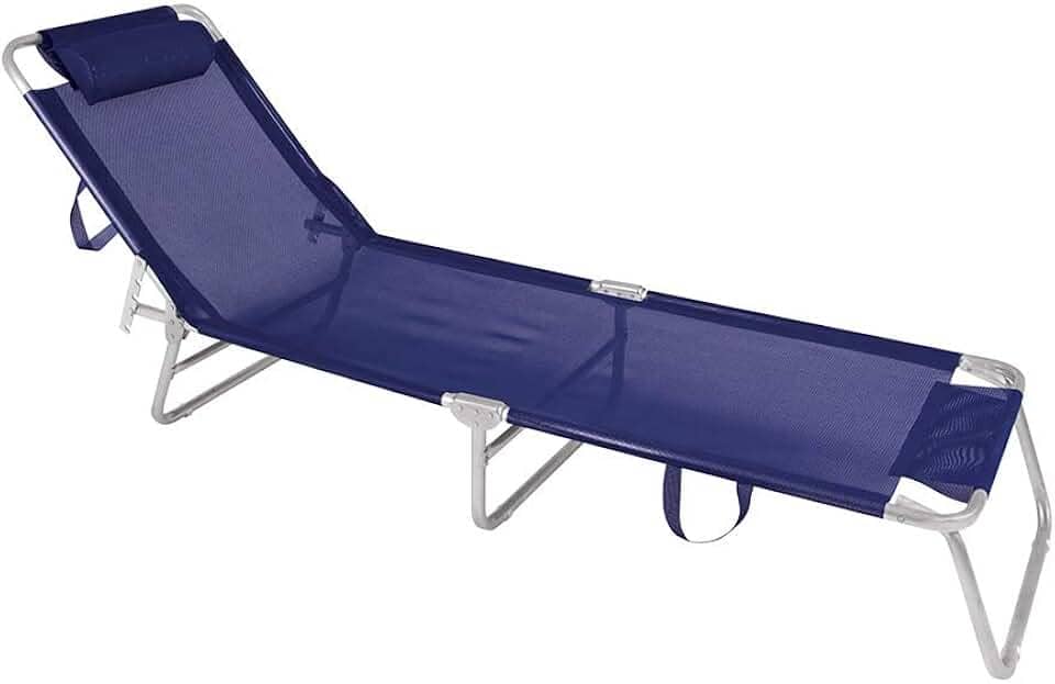 Mor - Cadeira Espreguiçadeira em Alumínio Azul Marinho