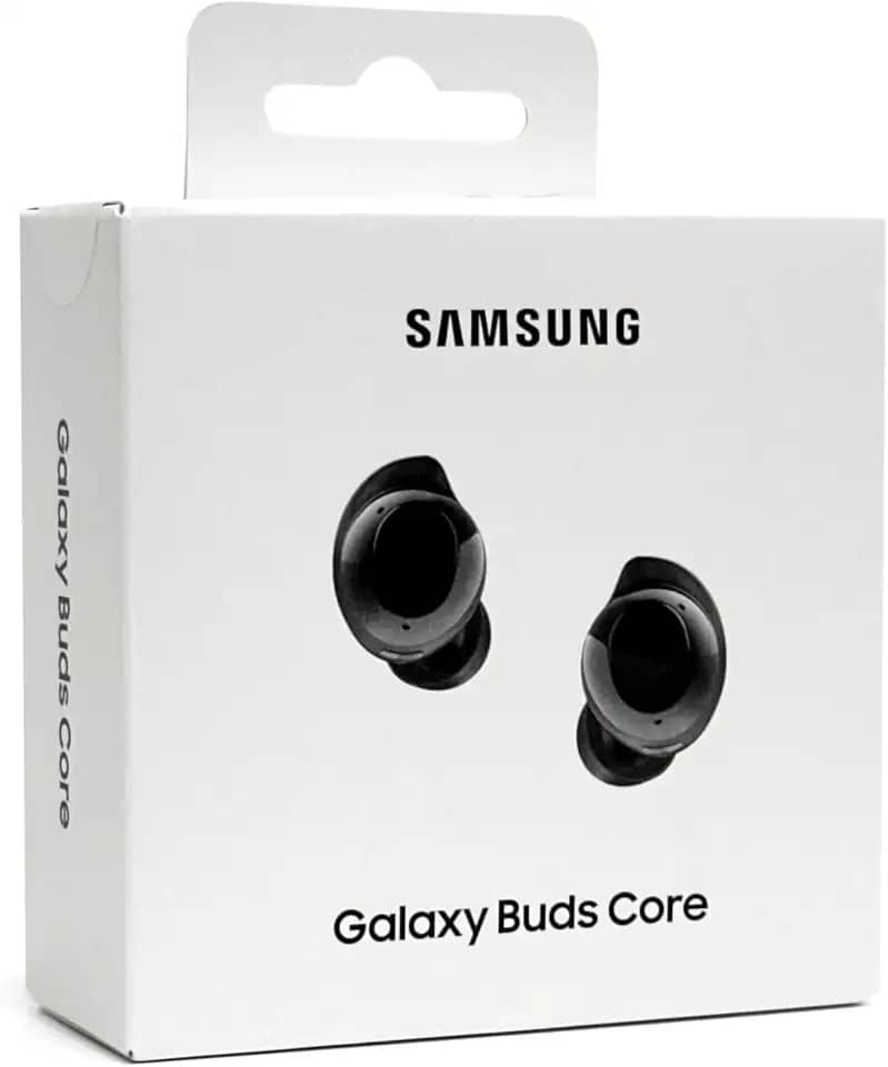 Samsung Galaxy Buds Core SM-R410 (2025) | Estoque latino-americano | Bluetooth 5.4 | Cancelamento de ruído ativo | reprodução contínua de até 35h de reprodução de música preta - (preto)