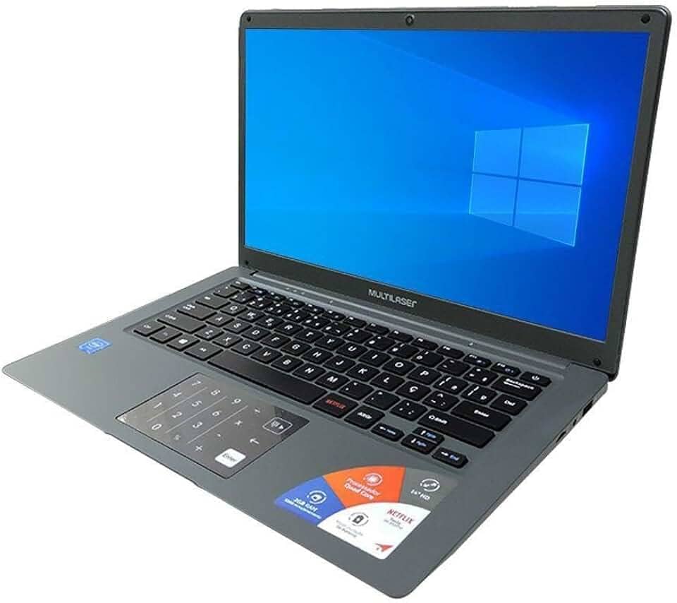 Notebook Multilaser Legacy Cloud 14 Pol. 2GB 32GB W10 Cinza - PC131