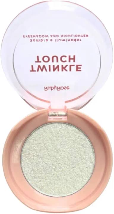 Sombra e Iluminador Twinkle Touch Ruby Rose 2 em 1 Ultrafino (Ice Glow, 6g)