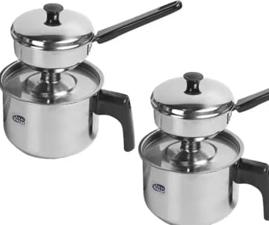 Cuscuzeira inox porção Individual Cuscuz a vapor Peitinho de moça Paulista para fogão elétrico por Indução e a gás Nordestina Cuscuzeira compacta