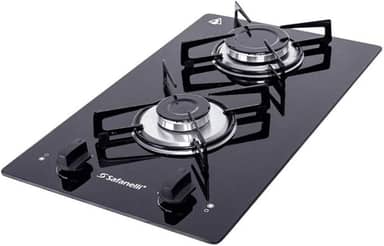 FOGAO COOKTOP 2Q PRETO SEMPLICE SAFANELLI