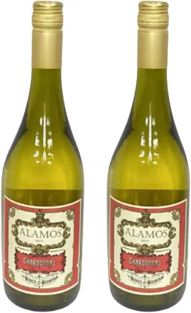 Kit c/ 2 Vinho Branco Argentino Alamos Chardonnay 750ml