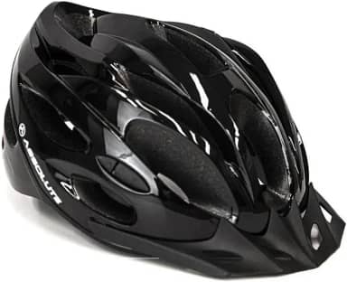 Capacete Ciclismo Absolute Nero com Sinalizador -prata-52-58 cm