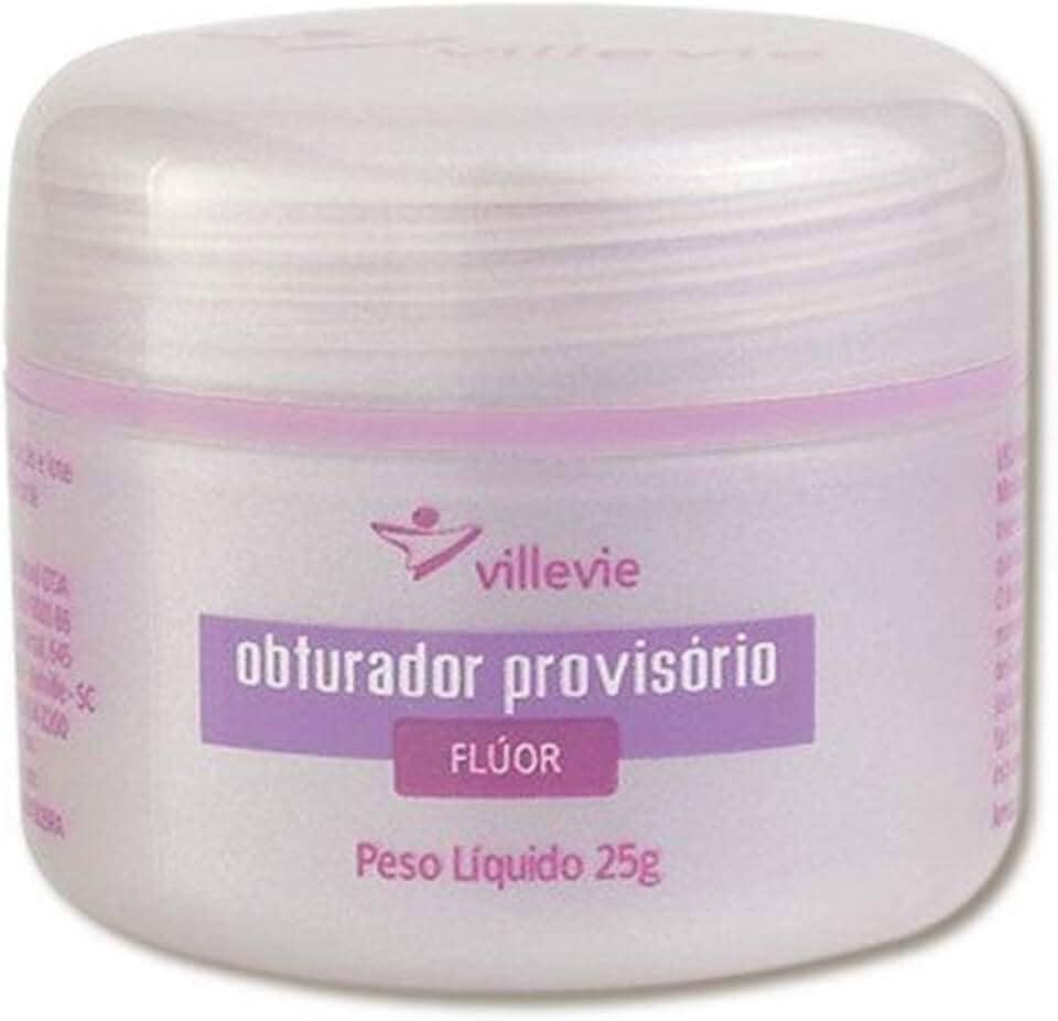 Cimento Obturador Provisorio Com Fluor 25g Villevie
