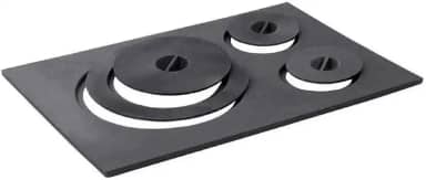 Chapa Paraná Fogão Lenha 3 Furos Com Tampa 33x49x33cm