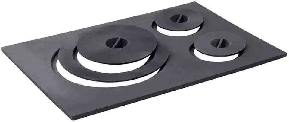 Chapa Paraná Fogão Lenha 3 Furos Com Tampa 33x49x33cm