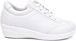 Tênis Sapatênis Feminino Casual Anabela Ortopédico Para Esporão E Trabalhos Em Pé