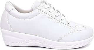 Tênis Sapatênis Feminino Casual Anabela Ortopédico Para Esporão E Trabalhos Em Pé