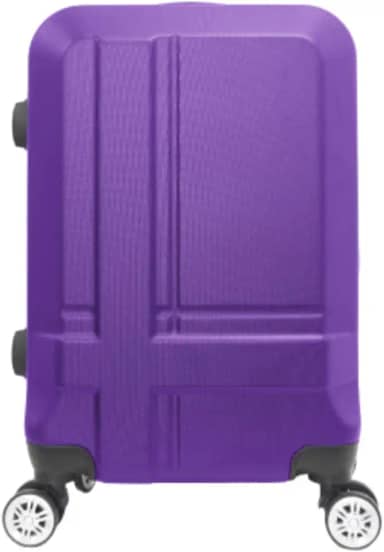 Mala de Bordo Montevideu com Rodinhas 360º Balança Analógica (roxo) 10 kg Bagagem de Mão