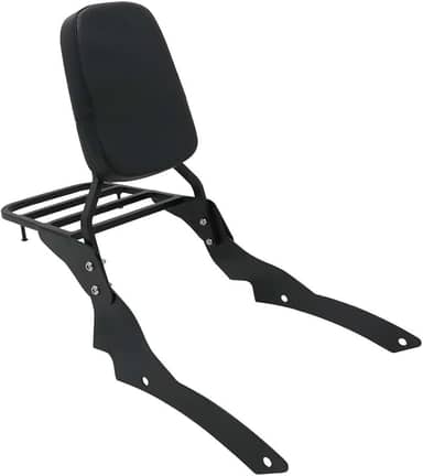 Encosto de passageiro de motocicleta com bagageiro Sissy Bar para Yamaha V Star 400 650 XVS400 XVS650 Custom Dragstar 400 650 DS650 DS400 Custom1996-2017