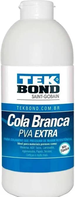 Tekbond Cola De Alta Resistencia Branca Pva Extra, 1kg