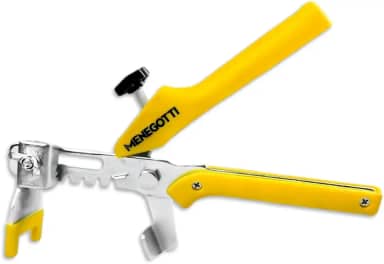 Menegotti Alicate Nivelador de Piso Para Assentar Porcelanato Cerâmica Azulejo Original - Amarelo