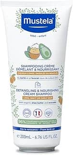 Mustela Shampoo Cachos Desembaraçados 200ml - Para Cabelos Ondulados, Cacheados e Texturizados - Limpa Suavemente, Nutre e Desembaraça