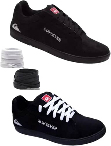 Tênis Quiks Skate Masculino Sapato Unissex Camurça