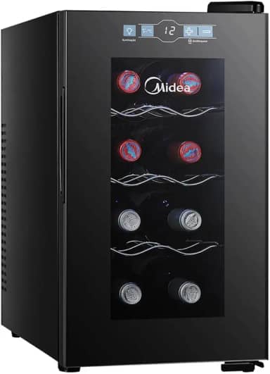 Adega Climatizada de Vinho 8 Garrafas Bivolt Midea