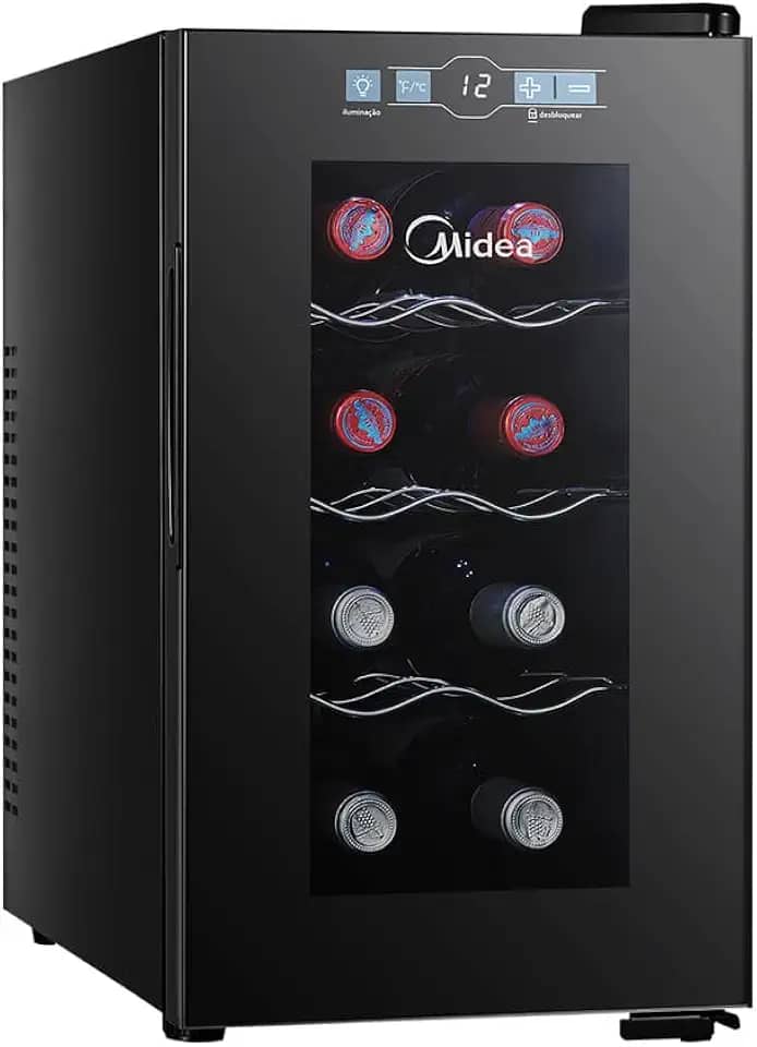 Adega Climatizada de Vinho 8 Garrafas Bivolt Midea