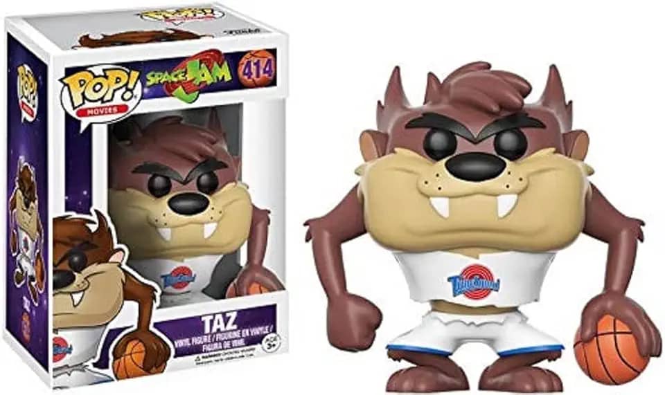 Pop Movies Space Jam Taz With Chase Funko