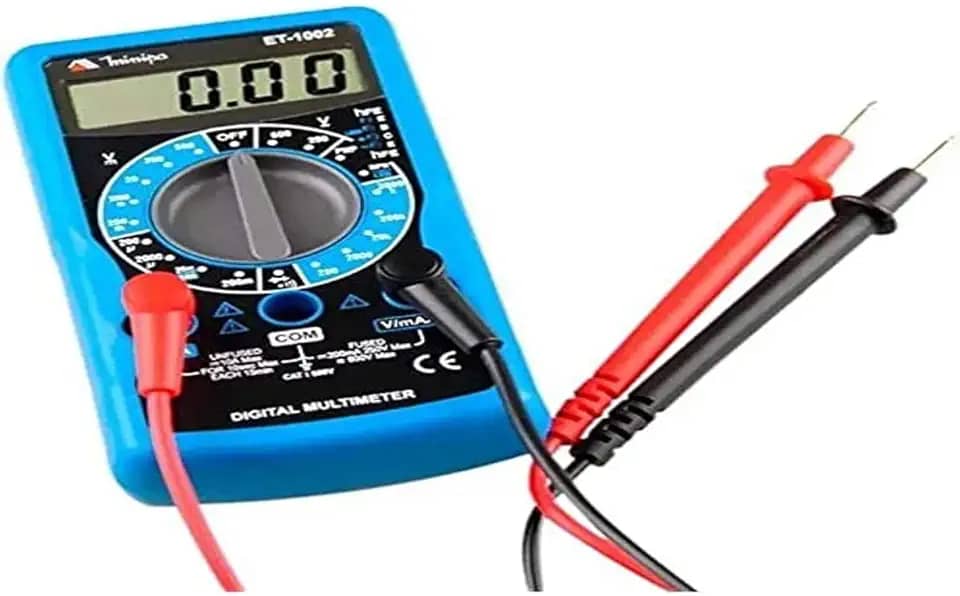 MULTIMETRO DIGITAL 3 1/2D - 10A ET-1002