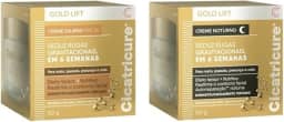Kit Cicatri Cure Creme Anti-rugas Diurno FPS30 + Noturno Gold Lift 50g - 2 Itens