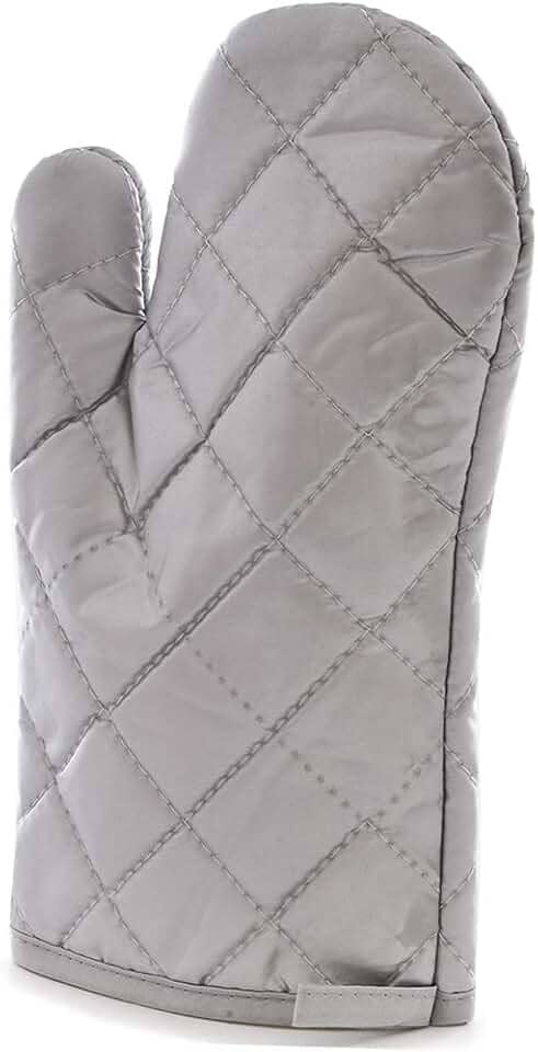 Luva Térmica Kaellis Metalizada para Cozinha - Forno, Fogão, Churrasco - Poliéster Prata