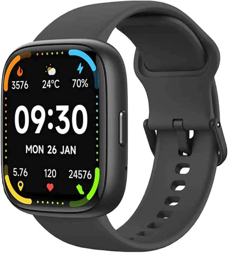Relogio Smartwatch Pulse Masculino e Feminino,Tela HD de 1,8' Relógio Smartwatch com Alexa, 100 Esportes,Frequência Cardíaca e Monitoramento do Sono,IP68 à rova d'água,Compatível com Android iOS