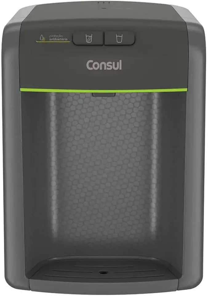 Purificador de Água Consul (CPB34AF) - Bivolt - Cinza - Água Natural e Gelada do seu Jeito