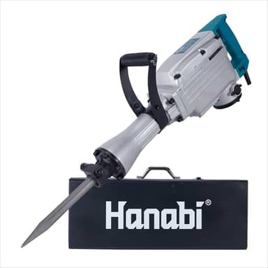 Martelete Demolidor 30kg 45J Para Concret 1240W 220V Pesado, Martelo Demolidor 15kg Profissional com Maleta + Cinzel