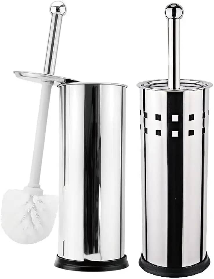 Kit 2 Escova Sanitária Vaso Limpador Privada Higienica Banheiro Privada