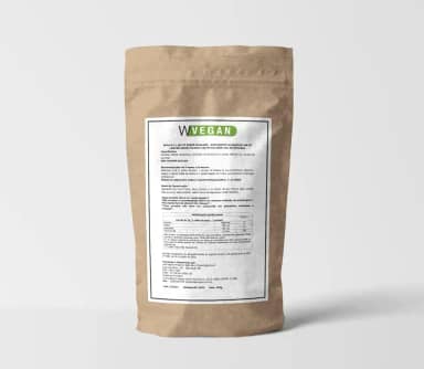 W Vegan Bcaa Po 500G Sabor Guarana Embalagem Refil Wvegan Vegano Aminoacido