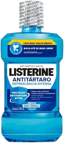 Listerine Enxaguante Bucal Antitártaro, 500ml