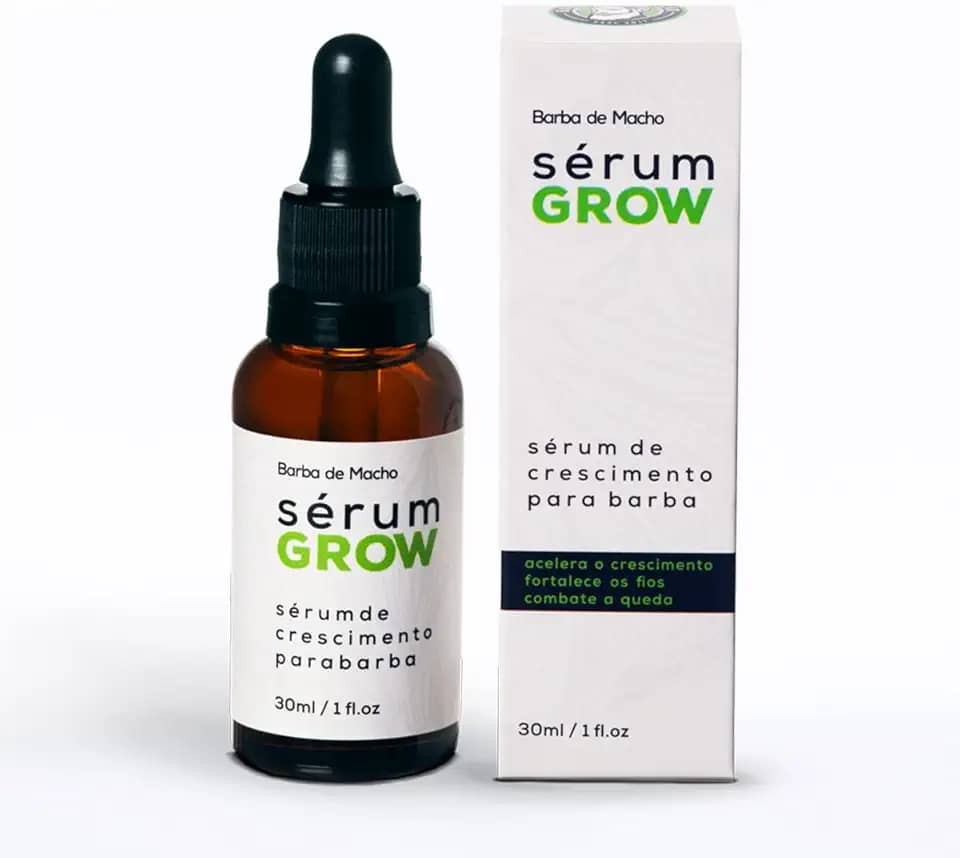 Serum Grow Blend de Ativos Para Crescer 30ml Barba de Macho