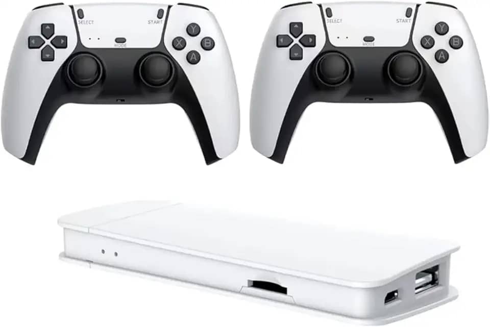 Console GameStick M15 4K 64GB Retro 20 Mil Jogos + 2 Controles Sem Fio HDMI