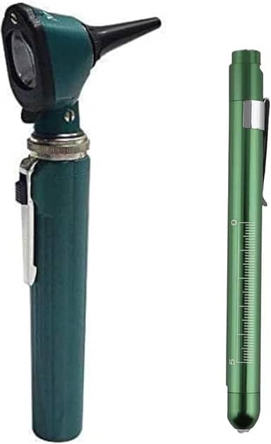 Octoscopio + Lanterna Clinica Verde + Estojo