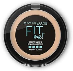 Maybelline NY Pó compacto Efeito Mate e Poros Invisíveis Fit Me Médio Claro Bege B03