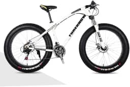 Mountain Bikes De Pneu Gordo Para Homens E Mulheres, Bicicleta Mtb De Neve De Praia Com Suspensão Total Para Adultos, 20/24/26 Inche, 21-30 Velocidades, Freios A Disco