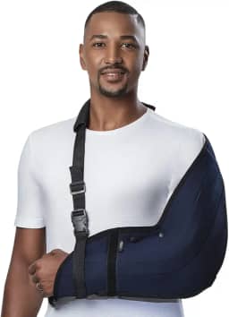 TIPOIA ESTOFADA IMOBILIZADORA VELPEAU AZUL M