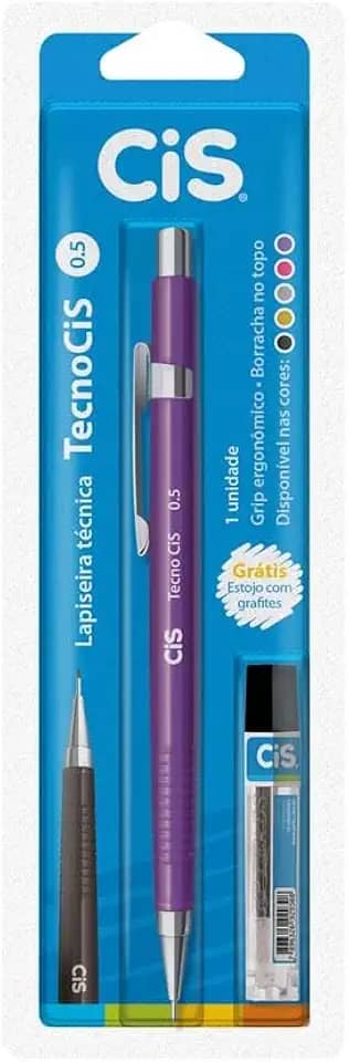 Lapiseira Técnica Tecnocis 0.9 mm Blister Lapiseira CIS, Lilás
