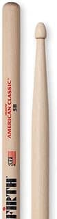 Baqueta Vic Firth American Classic 5B com Ponta de Madeira