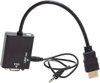 Cabo Adaptador Hdmi Para Vga Para Tv Pc Xbox360 Notebook Pc Ps3 Ps4 Projetor Adaptador Vídeo Para Notebook Tv Monitor Plug And Play Full Hd Premium