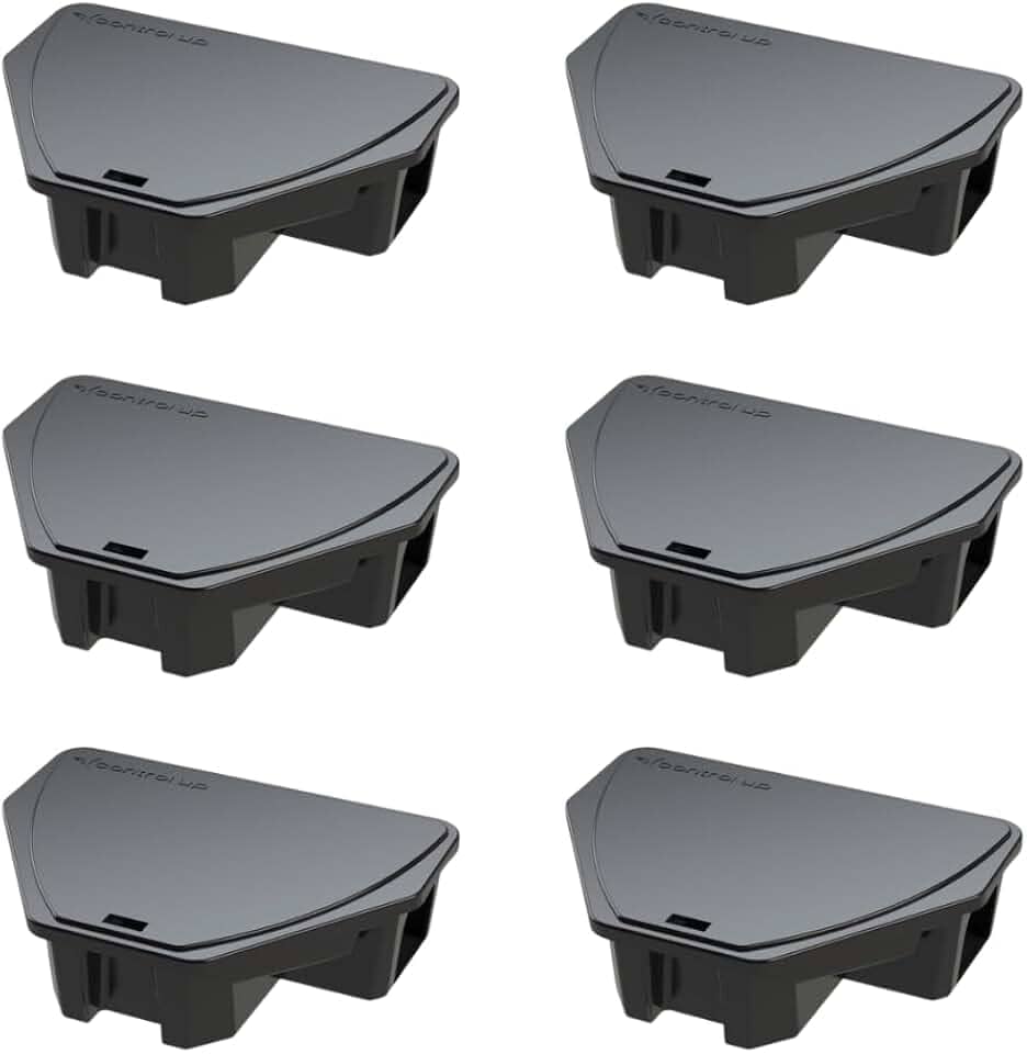 Armadilha para Ratos Ratazanas Camundongos Porta Isca Mult Control Up 6 Unidades