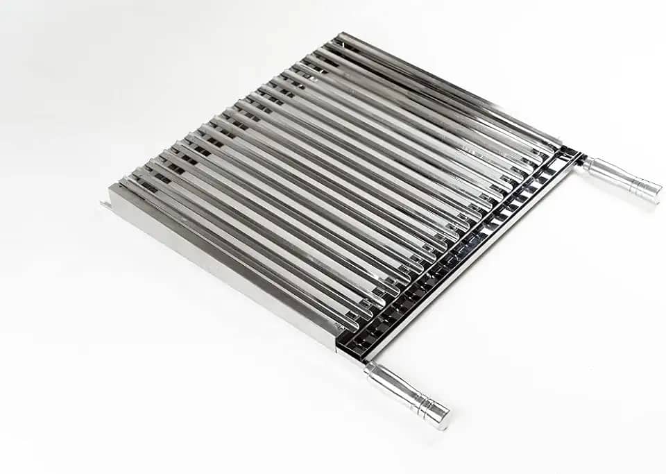 GRELHA ARGENTINA INOX 50x50cm, 55x50cm, 60x50cm ou 65x50cm VIP INOX (55x50)