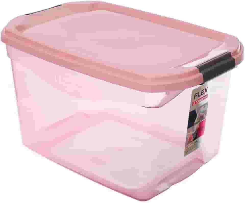 Sanremo - Caixa Organizadora Plástica de 29 Litros, Linha Flex