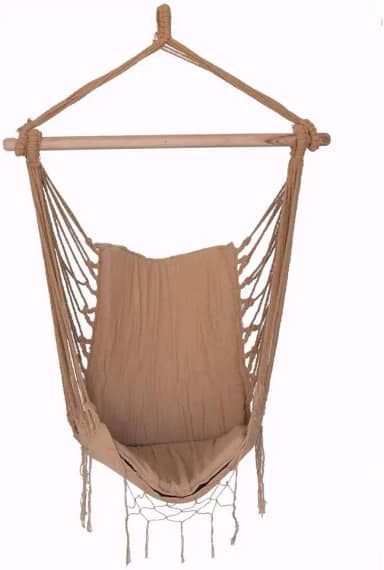 Rede Cadeira Suspensa, Rede de Dormir, Caramelo