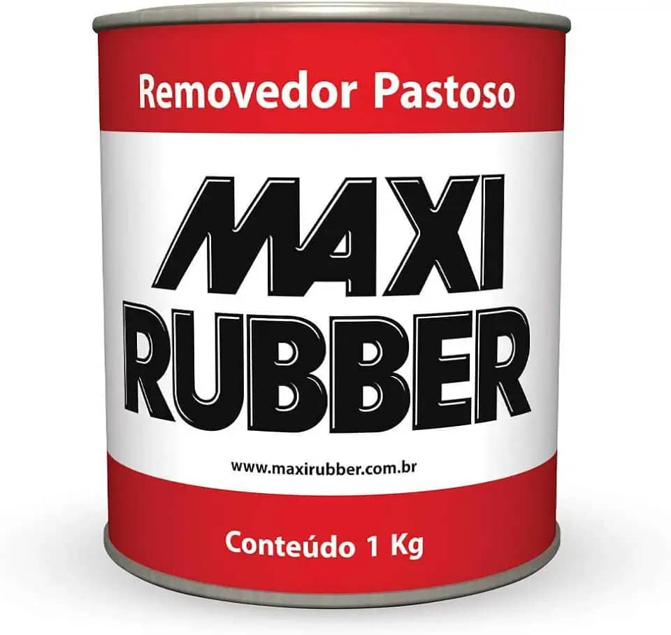 Removedor de Tinta Pastoso Maxi Rubber 1 Kg